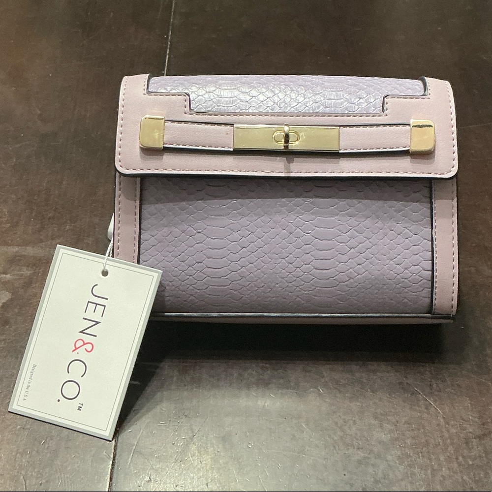 Jen & Co. Lavender Crossbody Bag